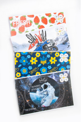 Альбом для малювання, на скобі, А4, 24 аркуші, 120 г/м2